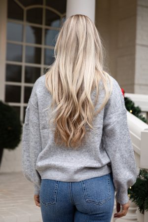 Silver Cloud Cozy Heather Grey Sweater
